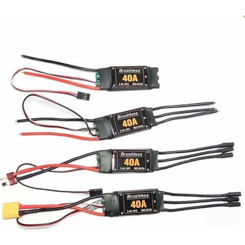 40A Brushless ESC Drone Airplanes Parts Components Accessories Speed Controller Motor RC Toys FPV Durable Quadcopter Helicopter