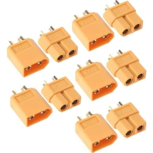 5Pairs/10pcs XT60 Plug Male Female Bullet Connectors For RC Drone Multirotor FPV Racing Battery