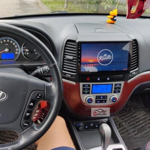For Hyundai Santa Fe 2 2006-2012 Android Auto Autoradio Carplay Car Multimedia Player Mobile Radio Coche Con Bluetooth 1 Din Gps