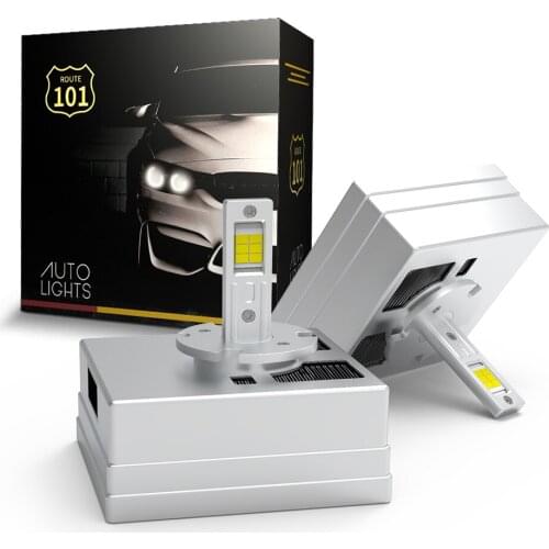 Route101 D5S LED Headlight Light Bulbs on Cars CANBus No Error 35W 6000K White Auto Lamp Conversion Kit to Replace HID Headlamp