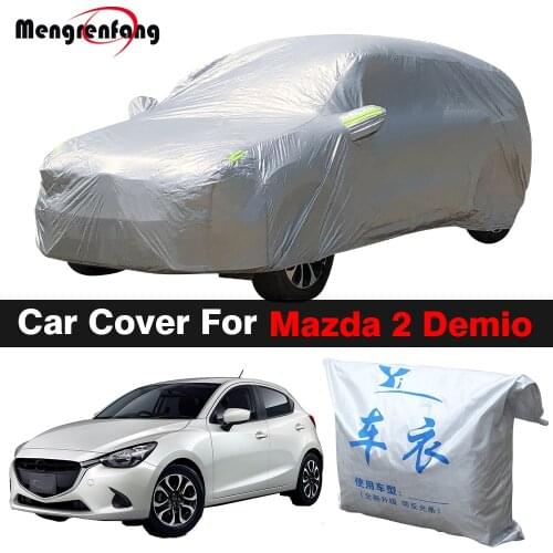 Outdoor Car Cover Auto Indoor Anti-UV Sun Shade Rain Snow Dust Resistant Cover For Mazda 2 Demio