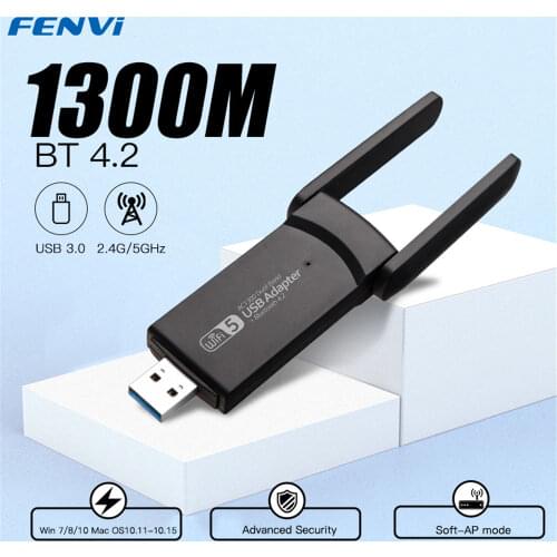 Wireless AC1200 Dual Band USB3.0 RTL8812AC 1200Mbps Wlan USB Wifi Lan Adapter 802.11ac Dongle With Antenna For Laptop Desktop
