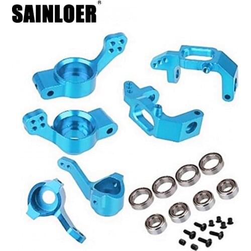 SAINLOER CNC Aluminum Upgrade Combo Set 102011 102012 102010 for HSP Redcat Volcano EPX 1/10 RC Cars Truck - Toy Parts