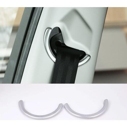 For Land Rover Discovery Sport L550 2020 Car Interior Safety Seat Belt Cover Frame Trim Auto Accessories