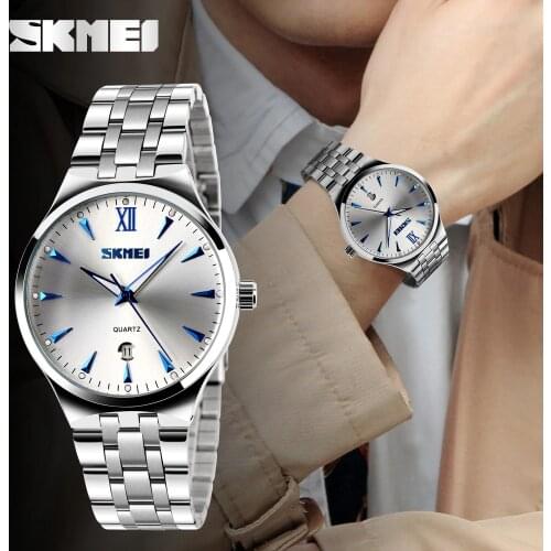 SKMEI Mens Watches Top Brand Luxury Calendar Fashion Watch 3Bar Waterproof Quartz Wristwatches Relogio Masculino 2019