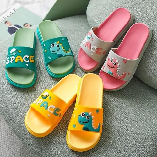 Soft Home Deodorant BathroomSlippers Women Wear Summer Home Cute Cartoon DinosaurIndoor Non-slip Home Slippers Wholesale