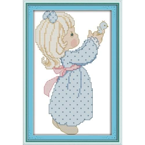 Release cross stitch kit 14ct 11ct count print canvas stitches embroidery DIY handmade needlework plus