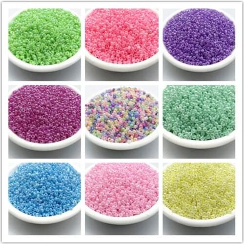 New 1000pcs 2mm Charm Czech Glass Seed Beads DIY Bracelet Necklace Beads for Jewelry Making DIY Earring Necklace