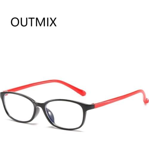 New Children Anti-blue light Glasses Kids Cute Fashion Colorful Square Eyeglasses Boys Girls Computer Optical Frame Eyewear