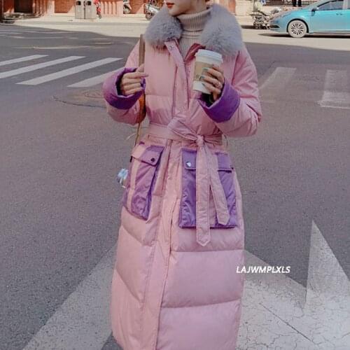 Women Winter Jackets And Coats 2021 Casual Long Sleeve Big Fur Collar Down Cotton Coat Female Loose Warm Hooded Parkas Plus Size