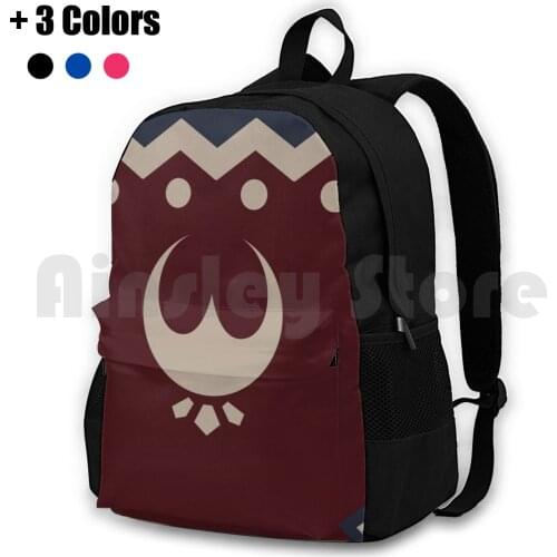 Kite Shield Outdoor Hiking Backpack Riding Climbing Sports Bag Legend Of Nintendo Link Breath Of The Wild Shiek Impa Ocarina