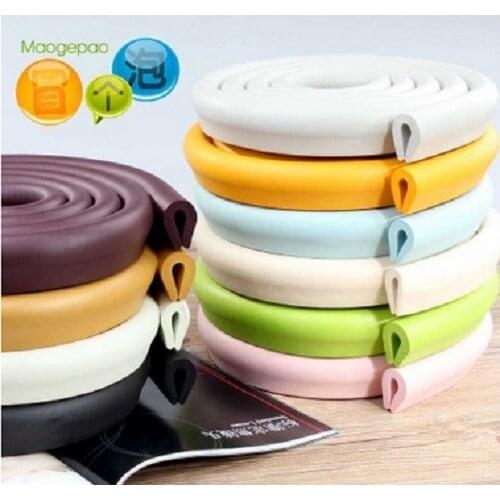 U Shape 2M Children Protection Baby Safety Products Glass Table Edge Furniture Guard Strip Horror Crash Bar Corner Protect