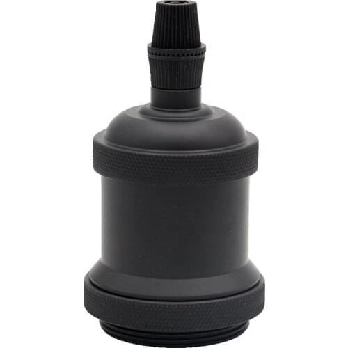 E27 Vintage Bulb Lamp Socket Retro Light Fittings Metal Threaded Lamp Holder Portalamparas