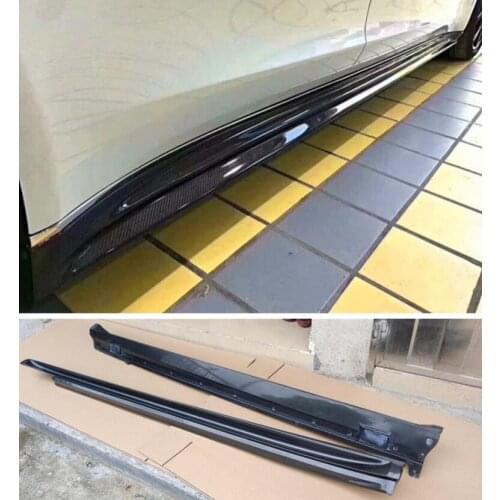 High Quality REAL CARBON FIBER Replacement SIDE BODY SKIRTS KIT LIP COVER FOR Porsche Panamera 971/971 Turbo 2017 2018 2019 2020