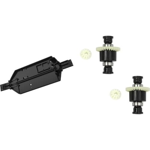 2 Set RC Car Part: 1 Pcs Chassis Body Frame Board & 1 Set RC Car Differential Assembly