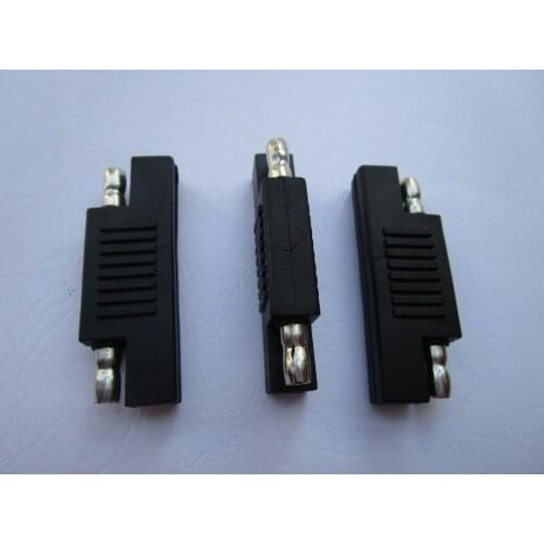 5 Pcs SAE to SAE Quick Connect Disconnect Weatherproof Heavy Duty Connector Plug Ends Black Color