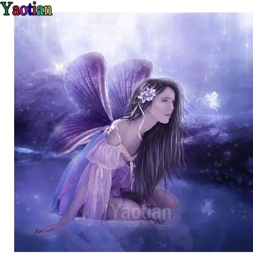 5D Diy Diamond Painting Fantasy fairy Cross Stitch Diamond Embroidery Mosaic Full Round Square Drill Home Decoration Art