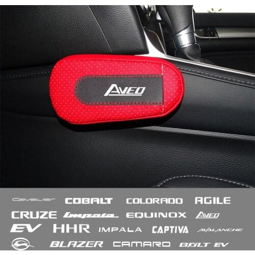 Car soft leather leg pads knee pads seat support elbow support For Chevrolet IMPALA HHR EV EQUINOX COLORADO COBALT