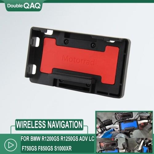 NEW For BMW R1200GS R1250GS ADV S1000XR F650GS F750GS F850GS F700GS Wireless charger Fast charge Mobile Phone Navigation Bracket