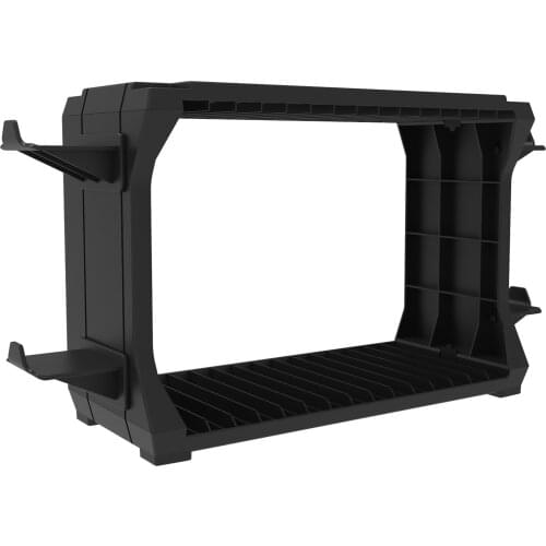 Game Disks Storage Holder + Game Controller Organizer Rack Fit For PS5/PS4/XBOX X/XBOX One/Switch ABS Color Black