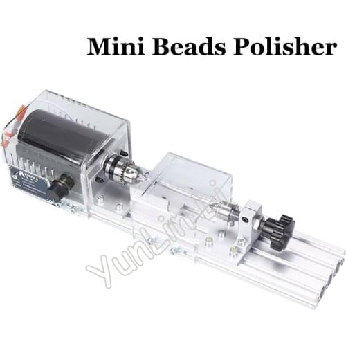DIY Mini Lathe Polisher 220V/110V Grinder Drill Table Saw Machine Polishing Cutting Tools beads Woodworking Machine