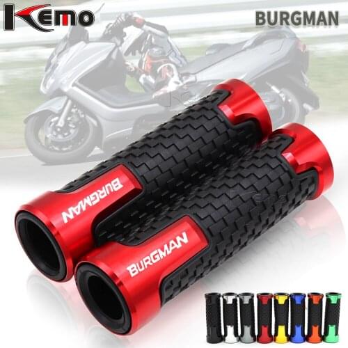 For SUZUKI BURGMAN 650 400 125 200 250 AN650 AN400 AN125 AN200 Motorcycle Accessories Handlebar Hand Grips Handle Bar End Grip