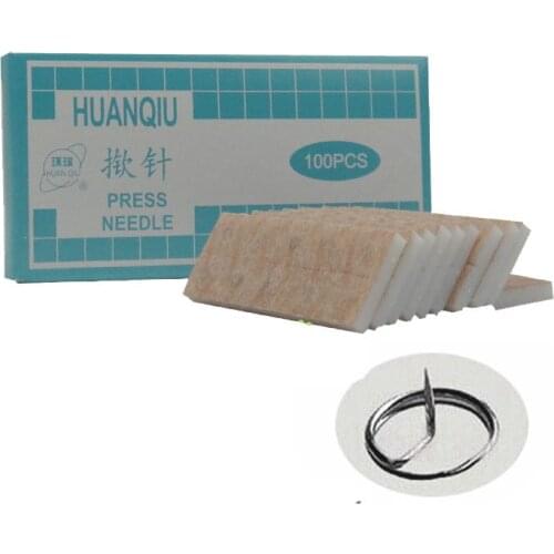Hot sale Sterile huanqiu ear acupuncture needle press needle auricular acupuncture needles 0.22*1.5mm of press needle