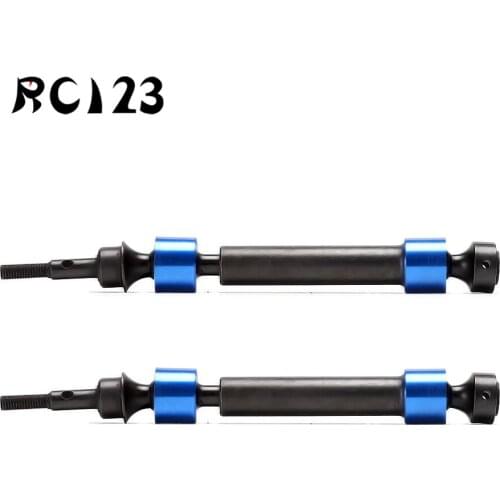 1:10 #8950 2pcs Hard Steel Splined CVD Driveshaft Axles Front/Rear For RC CAR Traxxas Monster Truck MAXX 4S 89076-4 NEW ENRON