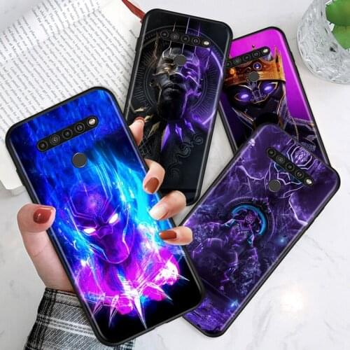 Marvel Cool Man Panthers For LG G8 V30 V35 V40 V50 V60 Q60 K40S K50S K41S K51S K61 K71 K22 K31 K42 K92 ThinQ 5G Phone Case