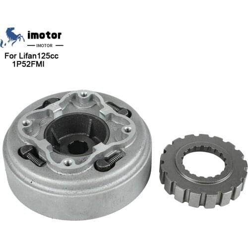 Motorcycle 3 Discs Complete Manual Clutch Kit For Lifan LF 125cc Horizontal Kick Starter Engines Dirt Pit Bikes Engine Parts