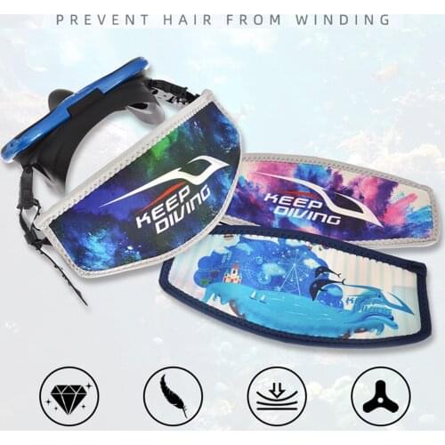 Neoprene Comfort Padded Dive Freediving Strap Wrapper Mask Strap Cover