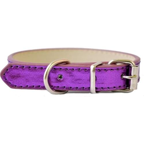 Standard Dog Collar 6Colors Pu Leather Adjustable Buckle Basic Collars Puppy Pet Dog Cat Neck Strap Size XS S M