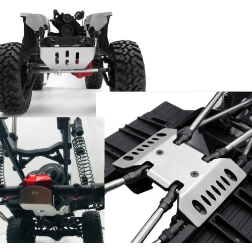 Main Chassis Plate+axle cover+front bumper for AXIAL SCX10 III AX103007 rc car parts
