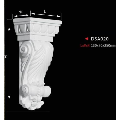 PU polyurethane corbel fireplace part decoration entrance decor corridor portal decorating components