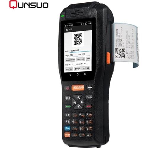 Handheld PDA Computer Android 6.0 Rugged Terminal 1D 2D Barcode Scanner WiFi 3G GPS PDA Barcode Reader Data Collector