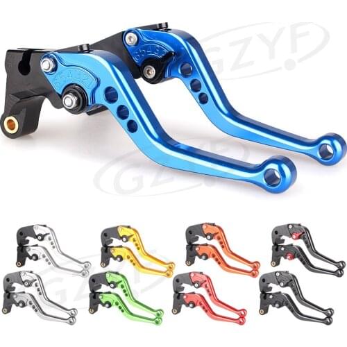 CNC Brake Clutch Levers for Suzuki DL650/V-STROM 2004-2010 & 600 750 KATANA 1998-2006 & SV650 SV650S 1999-2009 Short Adjustable