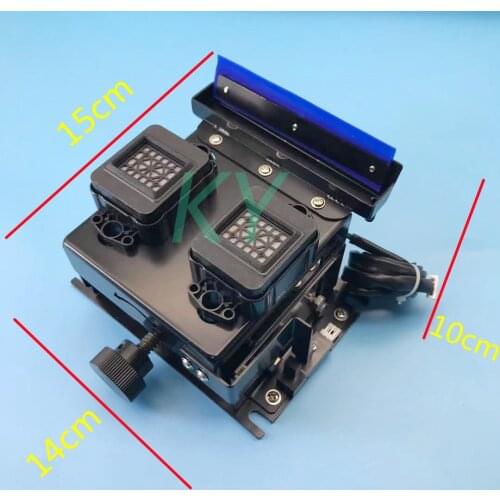 Xp600/DX5/DX7 large format Printer Double Head Aluminum alloy Cap Station Pump Assembly double motor ink stack