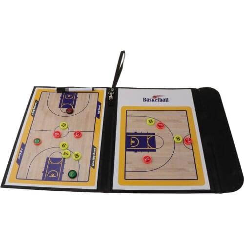 Foldable Basketball Coaching Board w/ Pen Tactical Tool Training Equipment