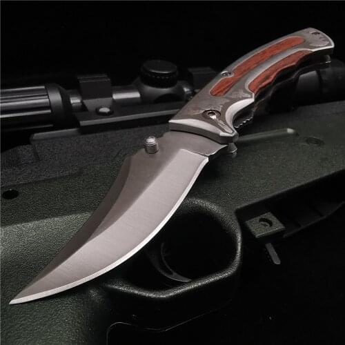 21CM (8.3') 58HRC Folding Knife, Pocket Knife, Survival Tactics, Combat Camping, Hunting and Fishing Tools, Exquisite Gifts