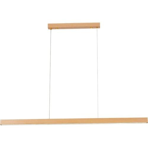 Modern Simple LED Wooden Pendant Light Lighting Home Decoration Office Kitchen Hanging Light Indoor Living Room Light Fixtures