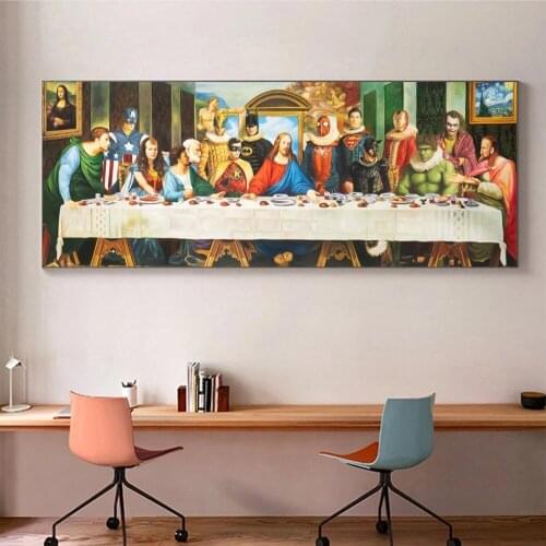 Marvel Super Heroes Canvas Painting Creativity Wall Art Marvel Classic Comics Poster and Picture for Kids Room Home Decor