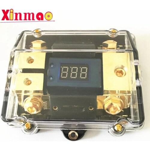 LED Car Audio Distribution Fuse Block Stereo Power Fuses Holder Box With 100A ANL Fuse electronics assortment