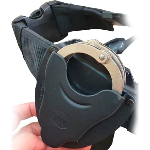 Tactical Handcuffs Police Holster Conceal Handcuff Case Holster Accessories Black