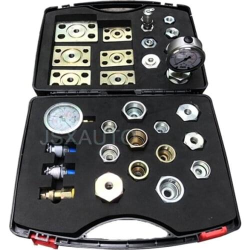 Excavator parts hydraulic pump maintenance pressure test table distribution valve walking line pressure measuring plug set