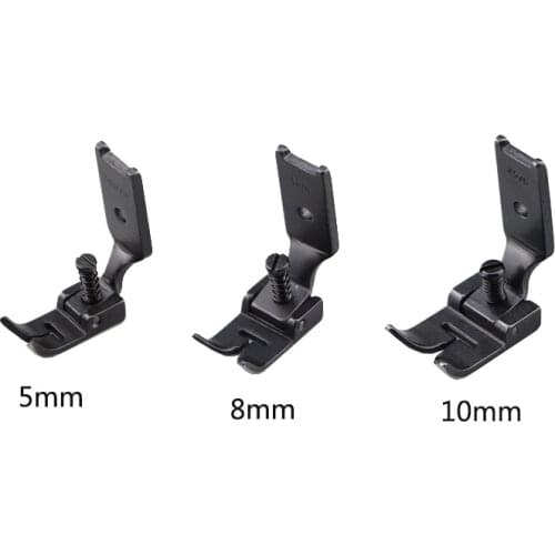 457G Triangle Needle Seam Allowance Steel Presser Foot 241375 T-Shaped Car Curved Seam Presser Foot Sewing Machine Accessories