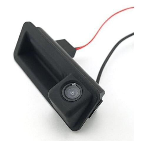 ANSHILONG Car CCD Rearview Camera Trunk Handle Camera for Ford Mondeo Fiesta S-Max Focus 2C 3C