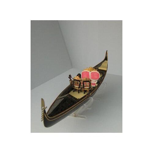 Free shipping Scale 1/20 Venice classics yacht wooden model kit Wedding Gondola wood boat model