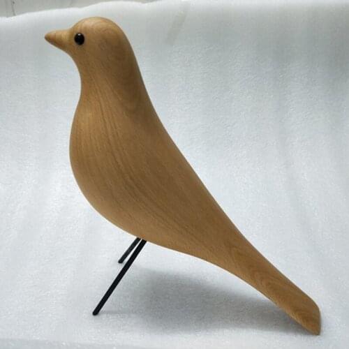 BEECHWOOD HOUSE BIRD HOME DECORATION DISPLAY FURNISH ART CRAFT BIRTHDAY GIFT MASCOT WOODEN BIRD
