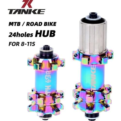 TANKE MTB Bike Hub quick release 24 holes Sealed Bearing Hubs 100 135 Bicycle Front Rear Hubs