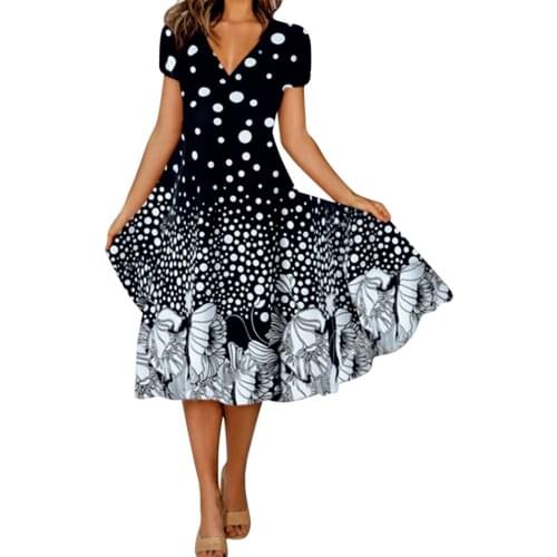 Летние платья с коротким рукавом MUQGEW China At AliExpress